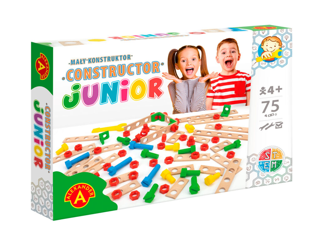 Constructor Junior – Do it yourself construction sets - 75 el. - Alexander - one of the largest toys producers in Poland